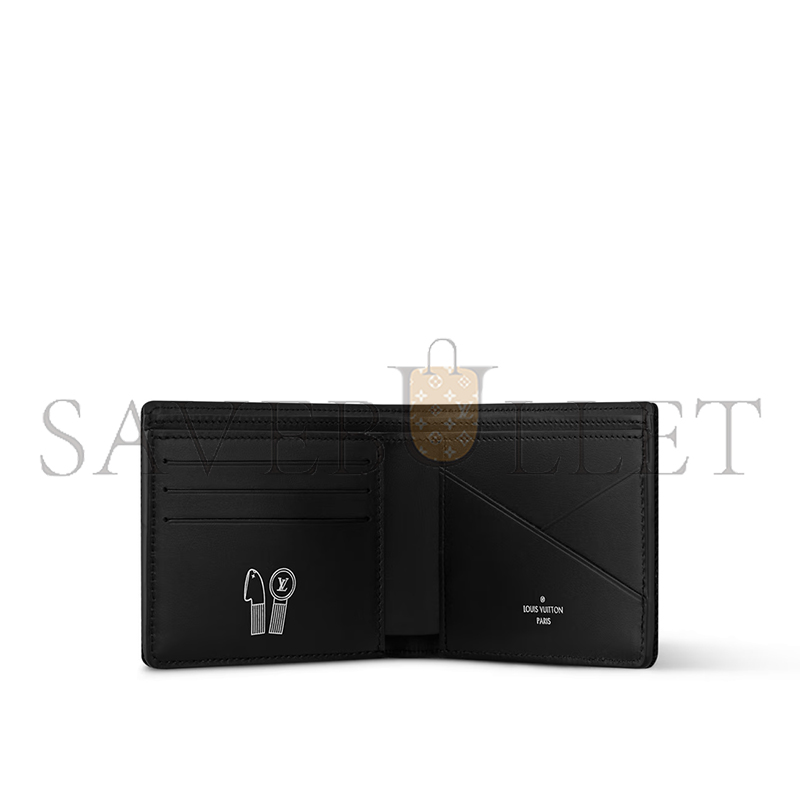 LOUIS VUITTON DENIM MULTIPLE WALLET M13964 (11*9*2cm)